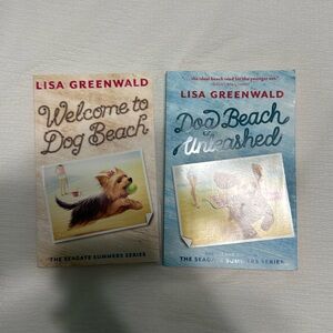 Welcome to Dog Beach & Dog Beach Unleashed by Lisa Greenwald Book Bundle